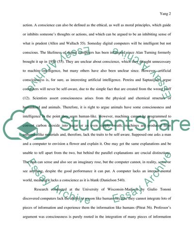 Can Machine Have a Conscience