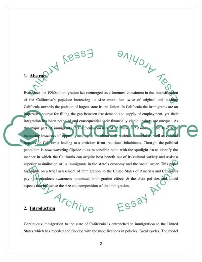 Immigrant Labor in California