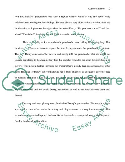 A summary of The Color of Love by Danzy Senna (summarize)