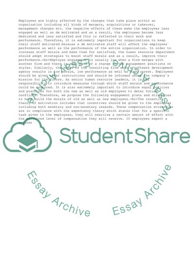 Employee Engagement Strategy