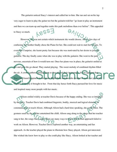 Teaching Music and Learning the Values of Communication