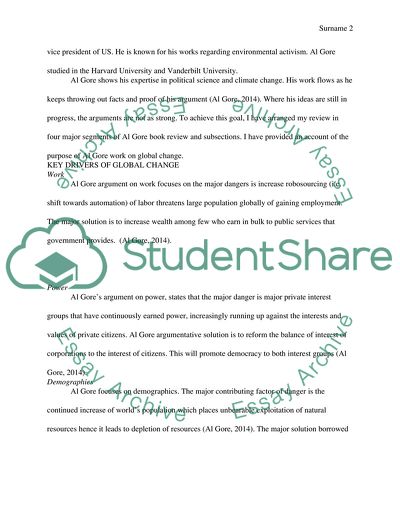 The Future: Six Drivers of Global Change by Al Gore