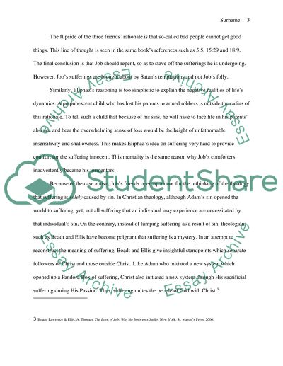 Role of the Friends of Job