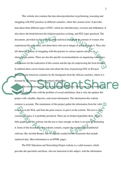 The FGC Education and Networking Project