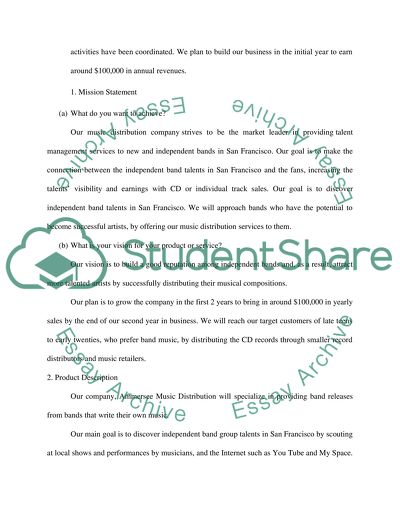 Marketing Plan for Ammersee Music Distribution Company