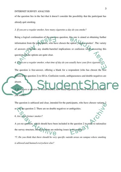 Trinity College Internet Survey