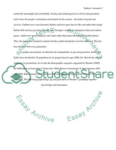 Consumer Behavior - Selling to the Generations