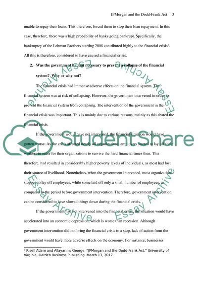 JPMorgan and the Dodd-Frank Act