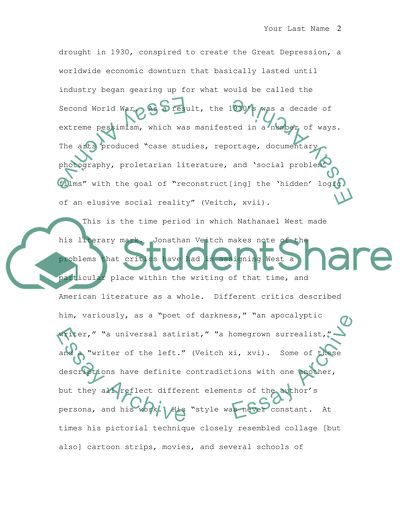 The Uses of Surrealism in Wests The Day of the Locust