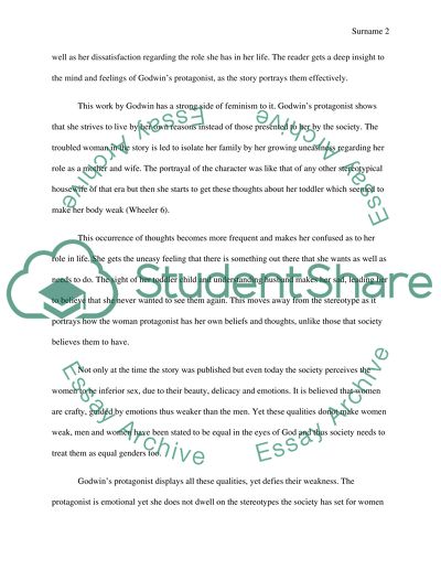 A Sorrowful Woman by Gail Godwin