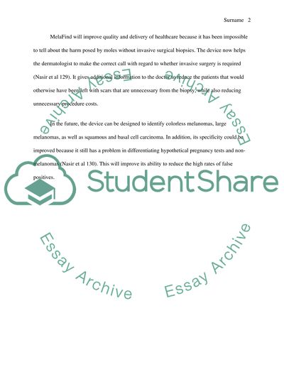 MelaFind Technology Cutting Backon Melanoma Biopsies