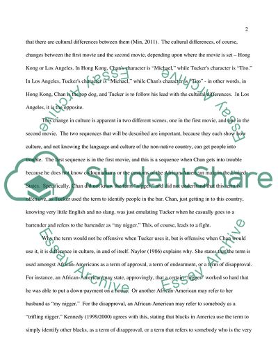 Deconstruction component of the 1998 and 2001 film RUSH HOUR