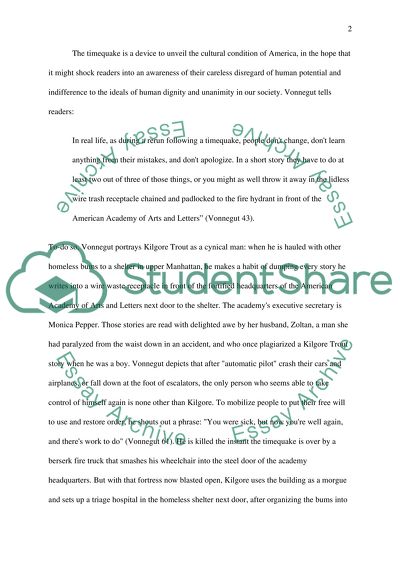 Time Quake by Kurt Vonnegut Review