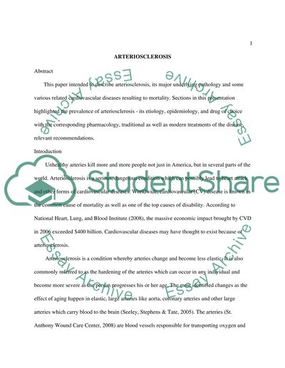 Etiology and Epidemiology of Arteriosclerosis