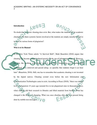 A systemic necessity or an act of convenience