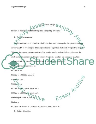 An Insight into Algorithm Design