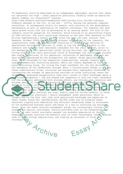 IT Software-Engineer Job Headhunter Industry