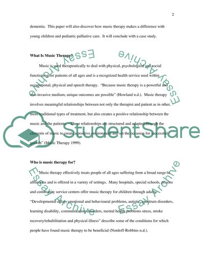 The creative use of music within occupational therapy