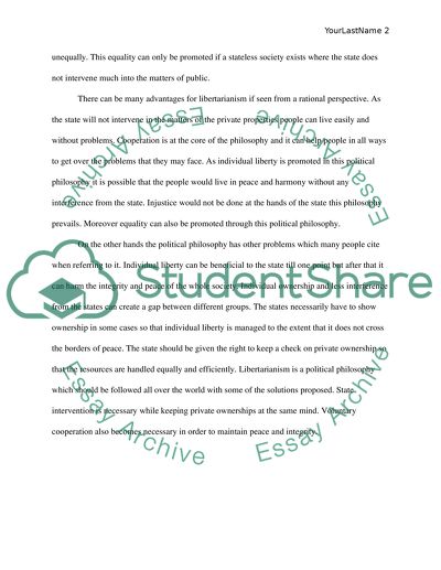 Political Libertarianism