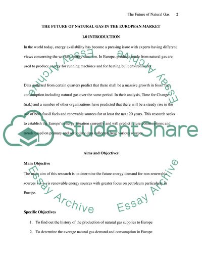 The future of Natural Gas in the European Market