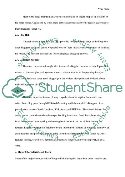 Main Characteristics, Features, and Uses of Blogs