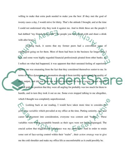 Argyris and Schons Theories of Action