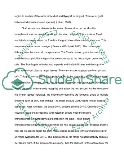 Regulatory T Cells and Preventing Graft Versus Host Disease