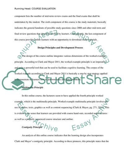 Online Course Evaluation: Brain Structure and its Origins