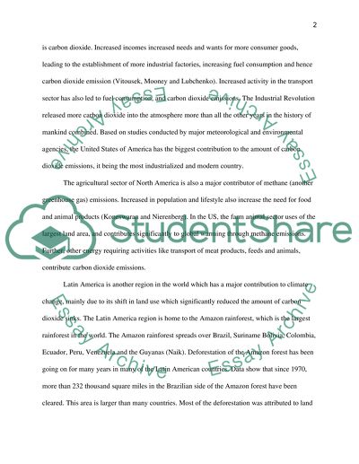 Human Role in Climate Change and Global Warming