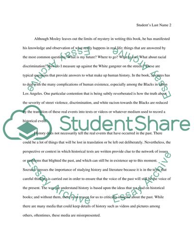 Socrates Fortlow, History, and Anna Deavere Smith