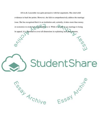 Summary of an article