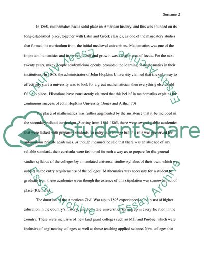 History of Mathematics