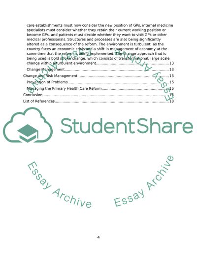 Leadership and Change Management within the Healthcare System: A Case Study of Macro Level Change