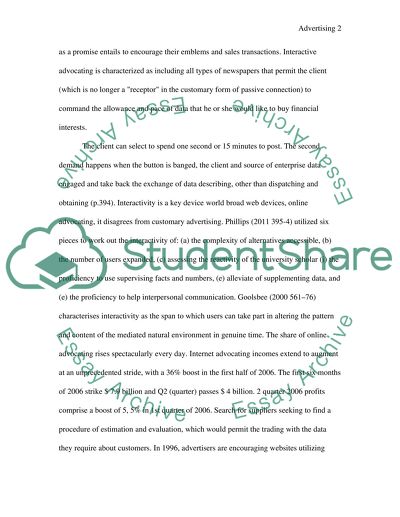 Banner advocating on the Internet