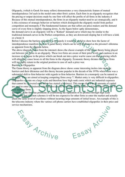 What is an Oligopoly