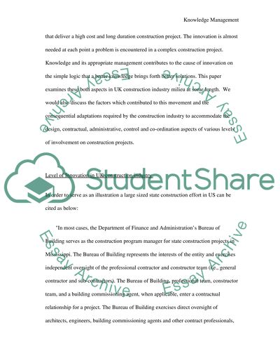 Knowledge managementl