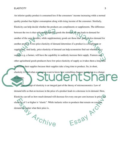 Discuss the meaning and importance of the concept of elasticity in microeconomic reasoning