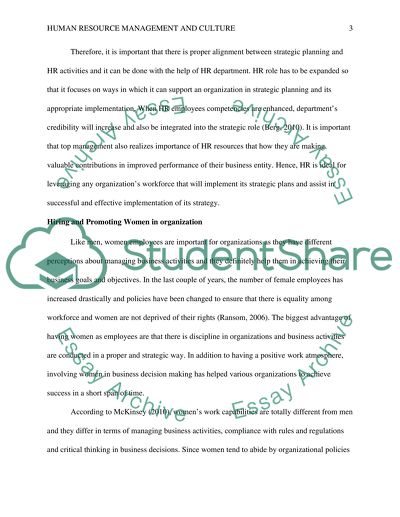 Human Resource Policies: Equal Employment Opportunities