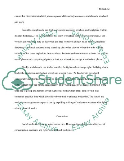 Issues in Social media in the Workplace