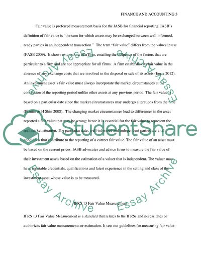 Coca-Cola Company Practical Problems of Applying Fair Value Measurement