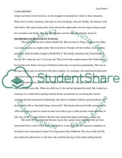 Personal Demographic Information