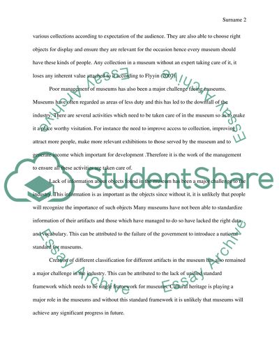 Important challenges museums are facing today and how to respond to them