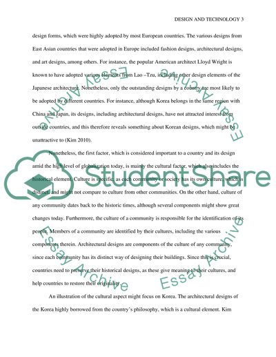 DESIGN AND TECHNOLOGY