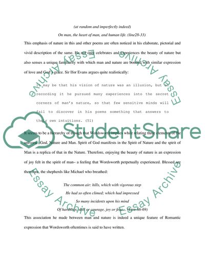 Michael by William Wordsworth