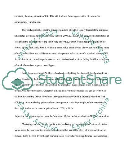 Customer Lifetime Value Analysis on Netflix