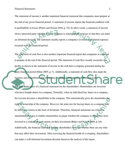 Various Users of Financial Statements and How Their Needs Are Met