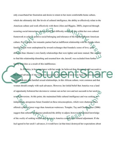 Culture Shock of the American Environment