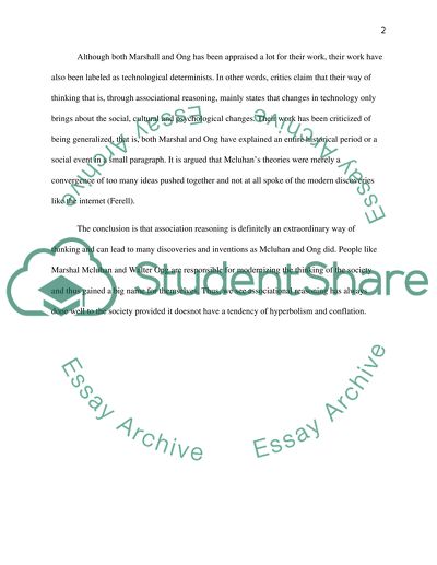 Associational reasoning