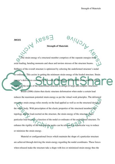 Strength of Materials