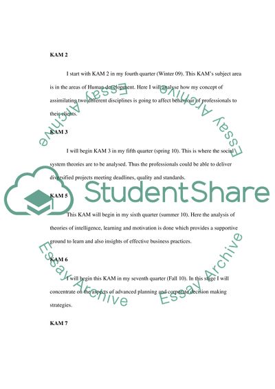Assignment 3: Program of Study (POS)